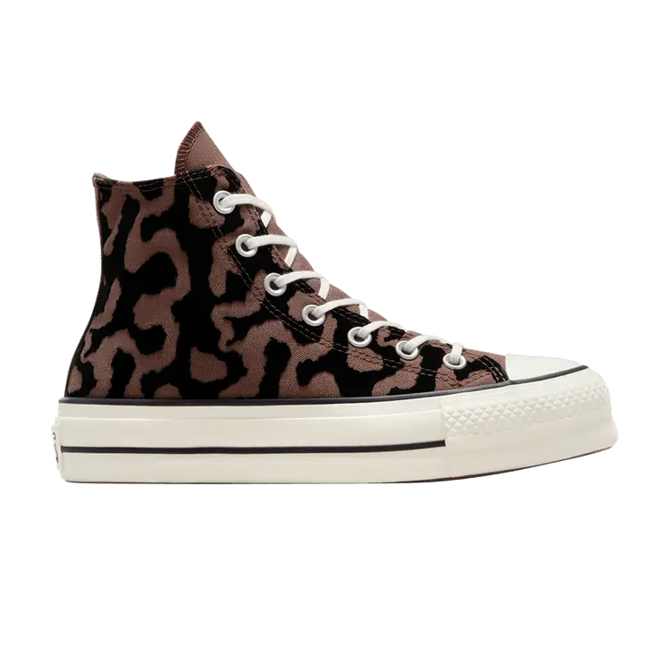 

Кроссовки Converse Wmns Chuck Taylor All Star Lift Platform High Leopard Remix, желто-коричневый