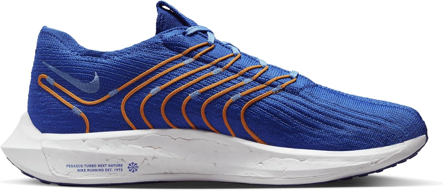 Мужские кроссовки Pegasus Turbo Flyknit Next Nature (300 - Минерально-бирюзовый/Светло-серебристый/Черный) Nike — фото 3