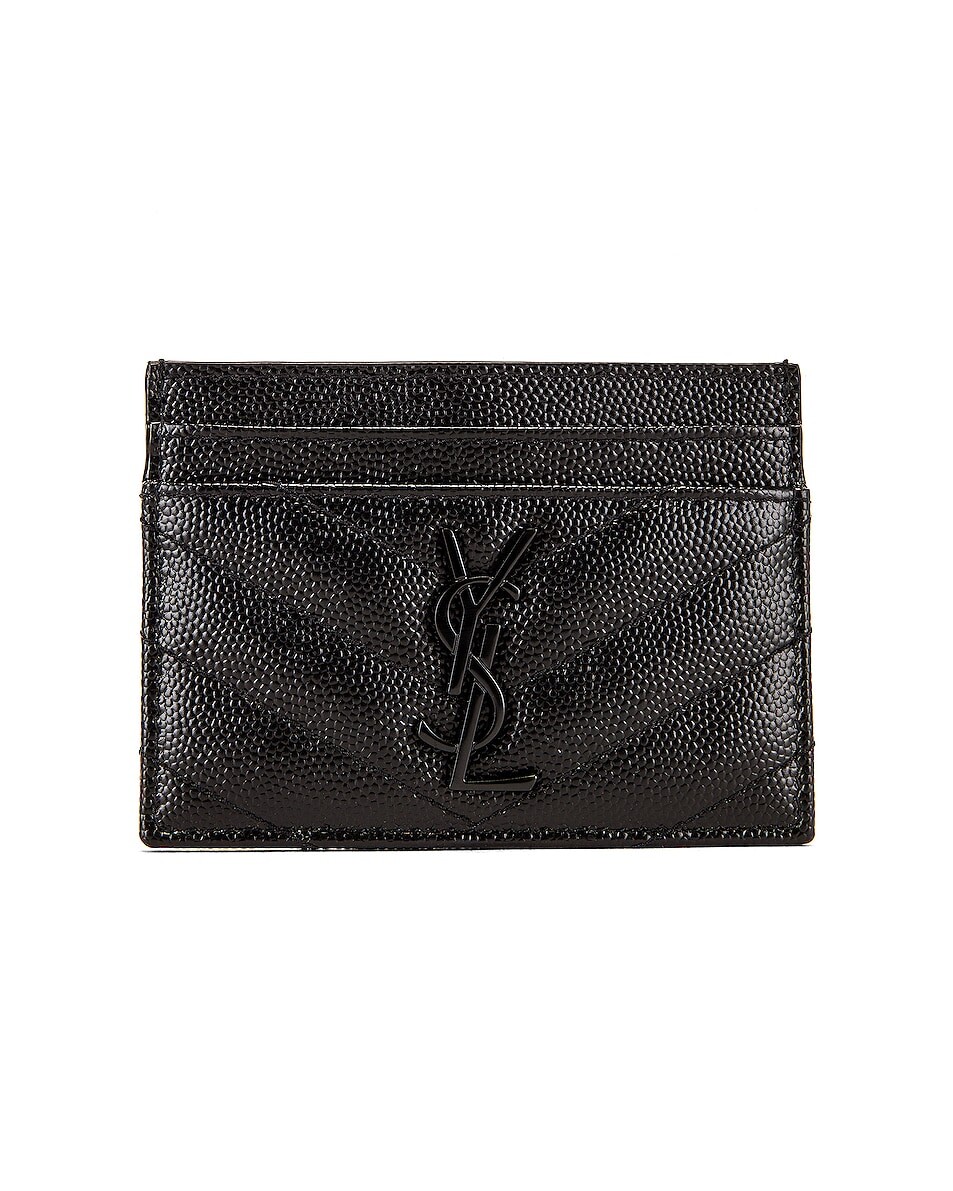 

Сумка Saint Laurent Cassandre Credit Card Case, черный
