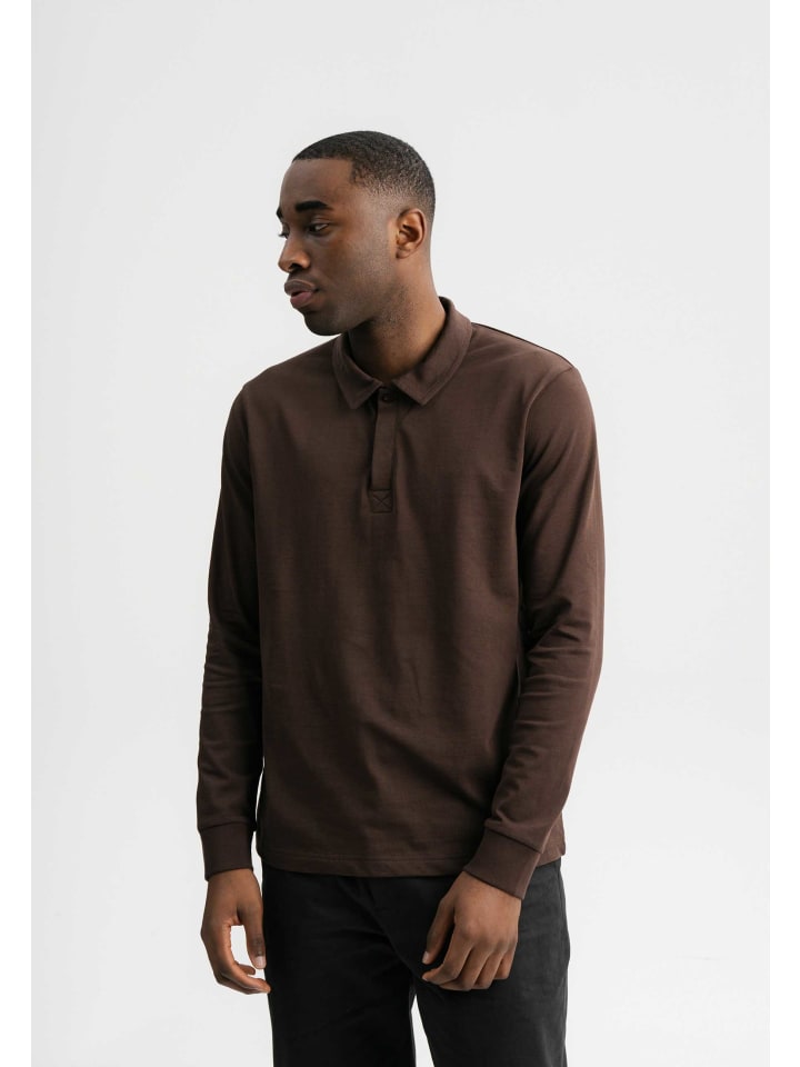 

Мужская рубашка-поло с длинными рукавами DIVIT MELA