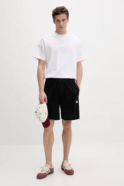 Шорты из быстросохнущей ткани Adidas Originals, черный — фото 2