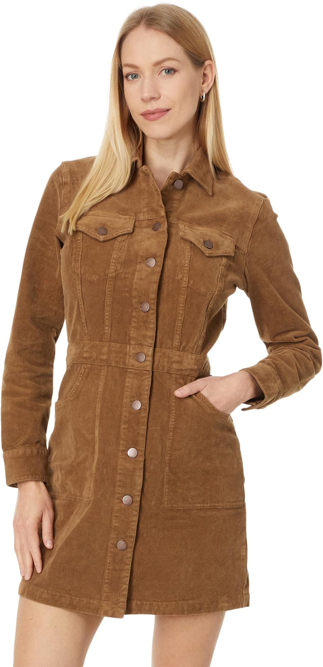 

Платье Faherty Softstretch Cord Michelle Dress, цвет Cord Brown