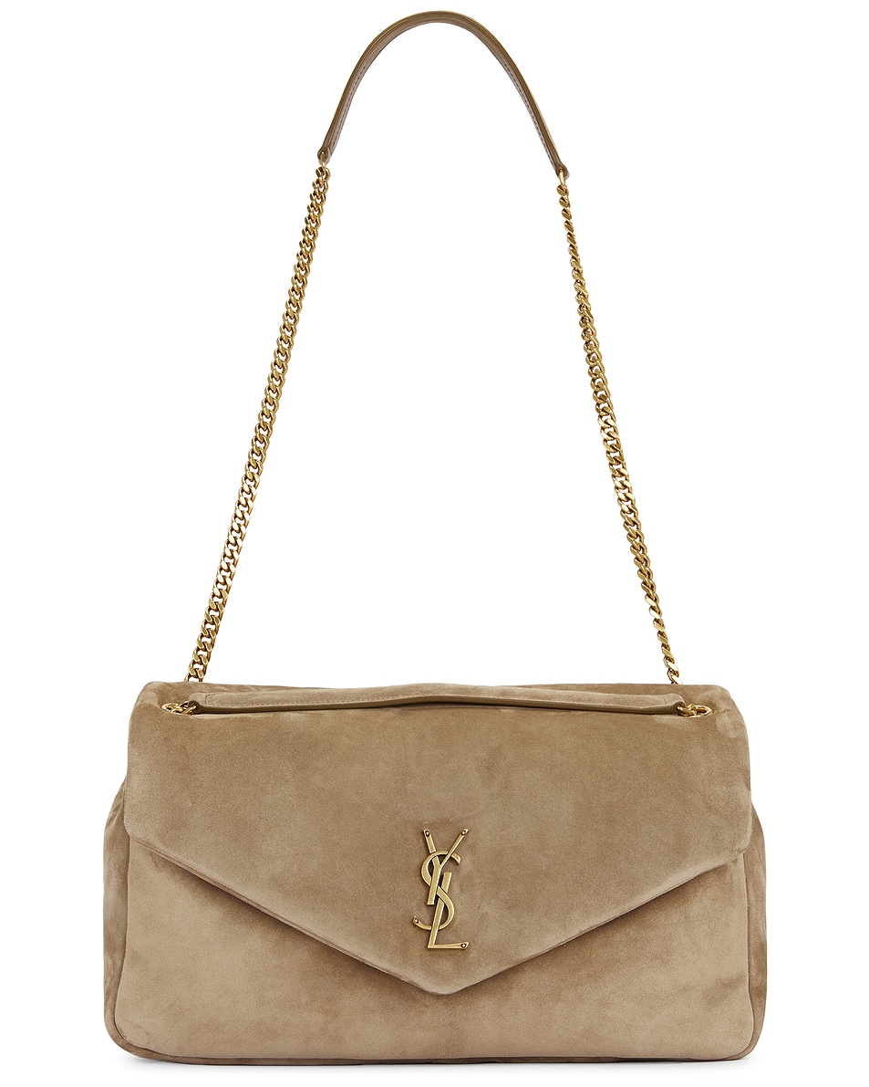 

Большая сумка Calypso Chain Saint Laurent, Dry Grain