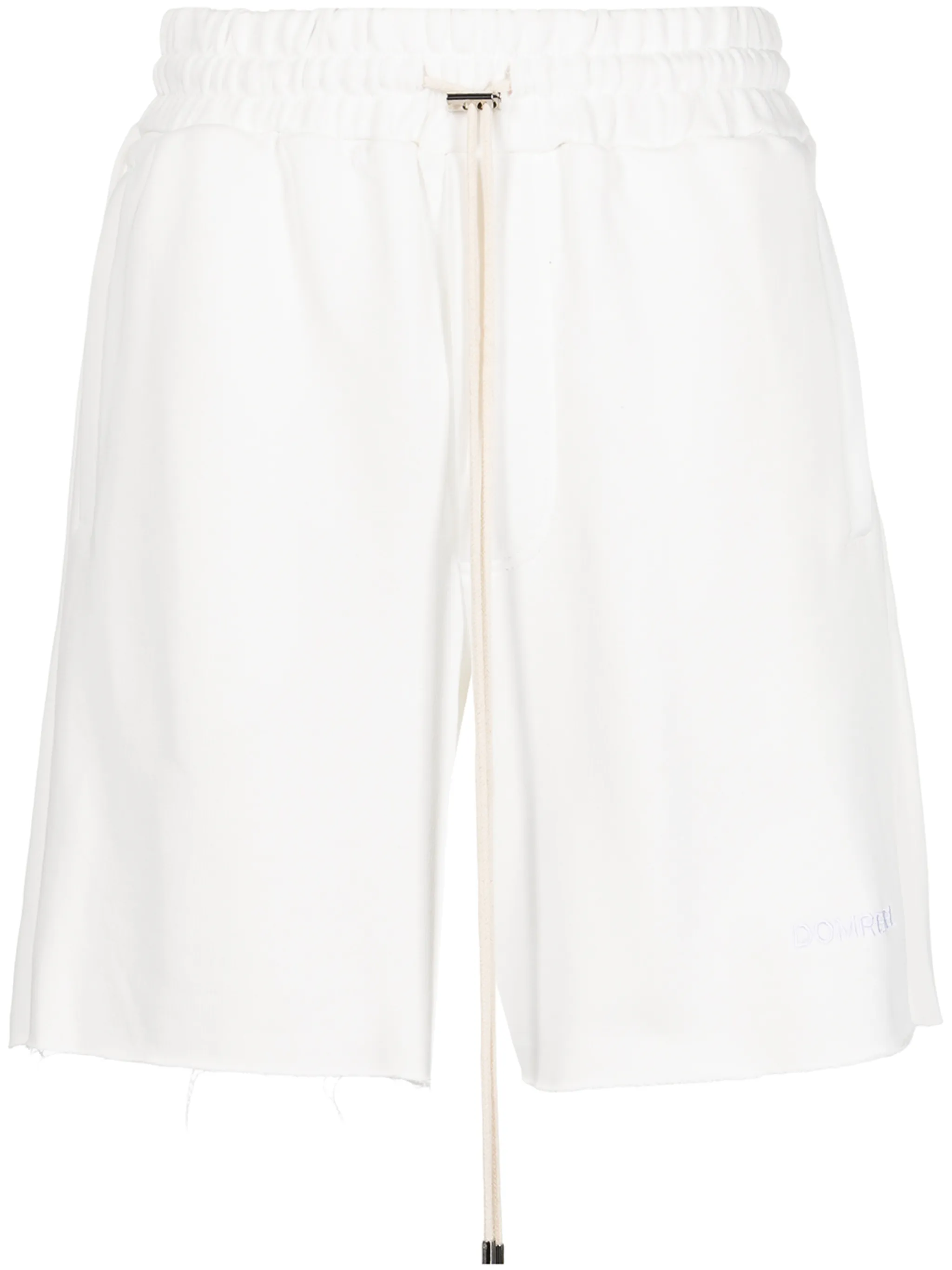 

Шорты с вышитым логотипом Domrebel, белый