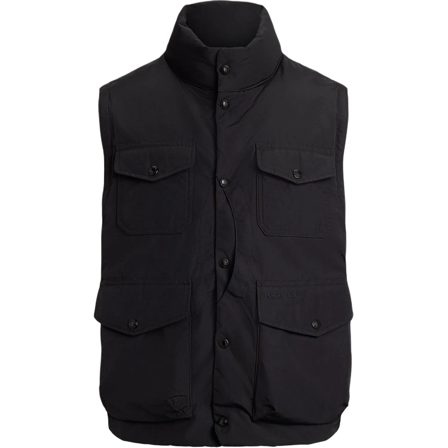 Утепленный жилет с клапанным карманом Polo Ralph Lauren, polo черный