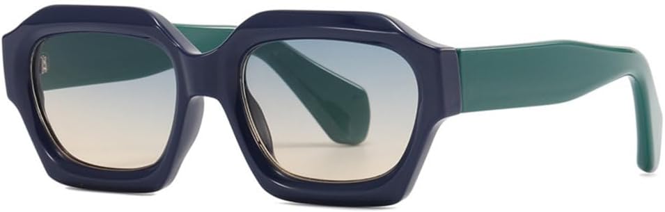 

Ретро солнцезащитные очки для женщин и мужчин, модные роскошные солнцезащитные очки для женщин, винтажные очки с защитой от УФ-излучения UV400, синие, один размер LVTFCO, Blue