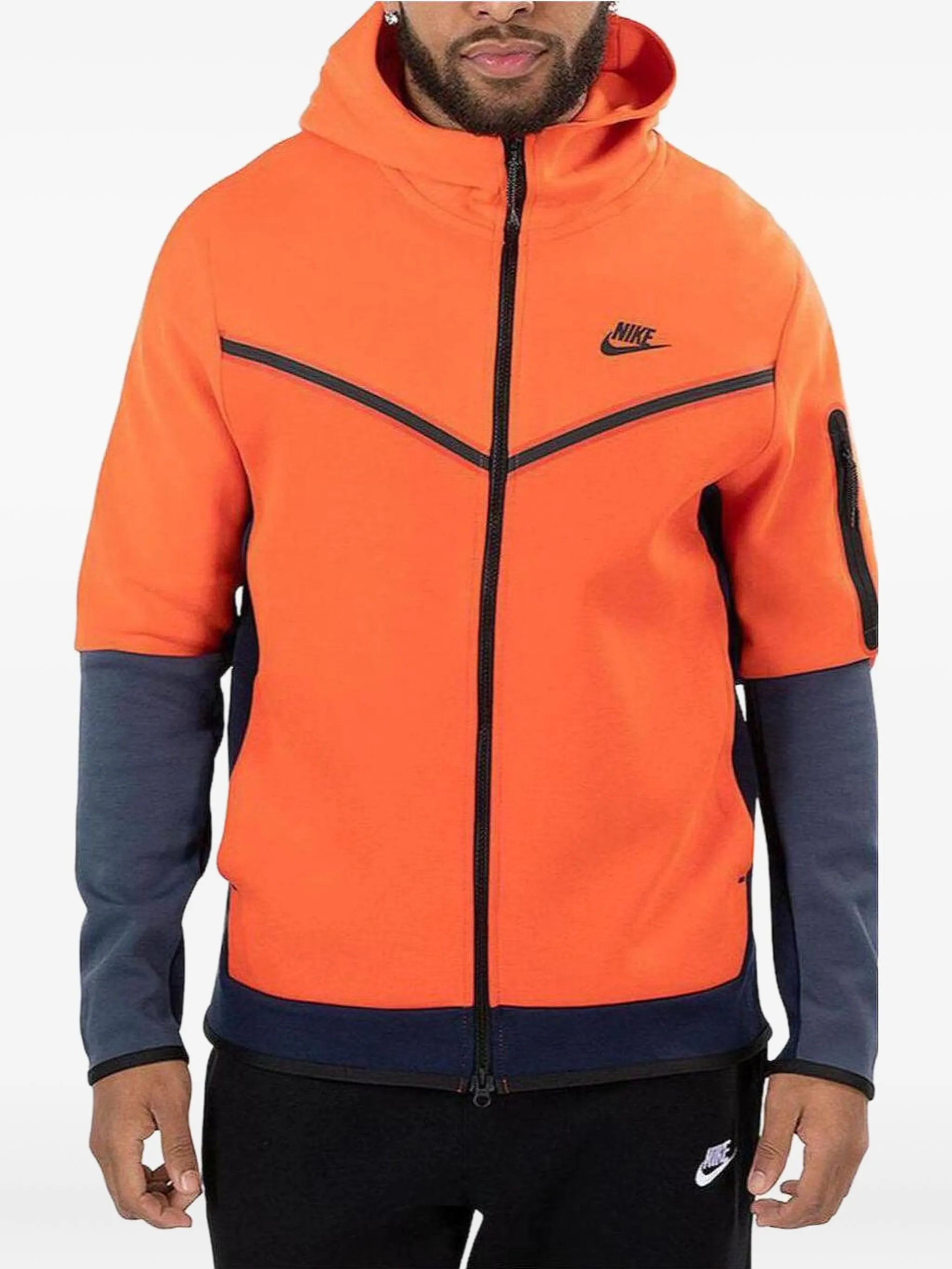 

Худи Tech Fleece на молнии Nike, оранжевый