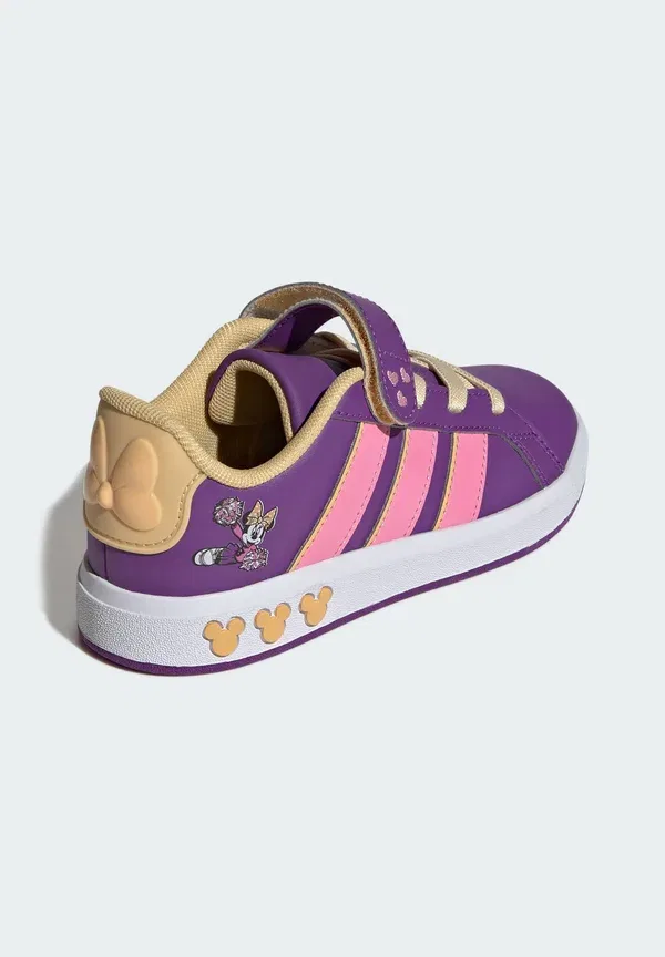 Кроссовки для ходьбы Grand Court Minnie El K Walking Trainers Adidas Performance, активный фиолетовый/тропический цветение/белый — фото 4