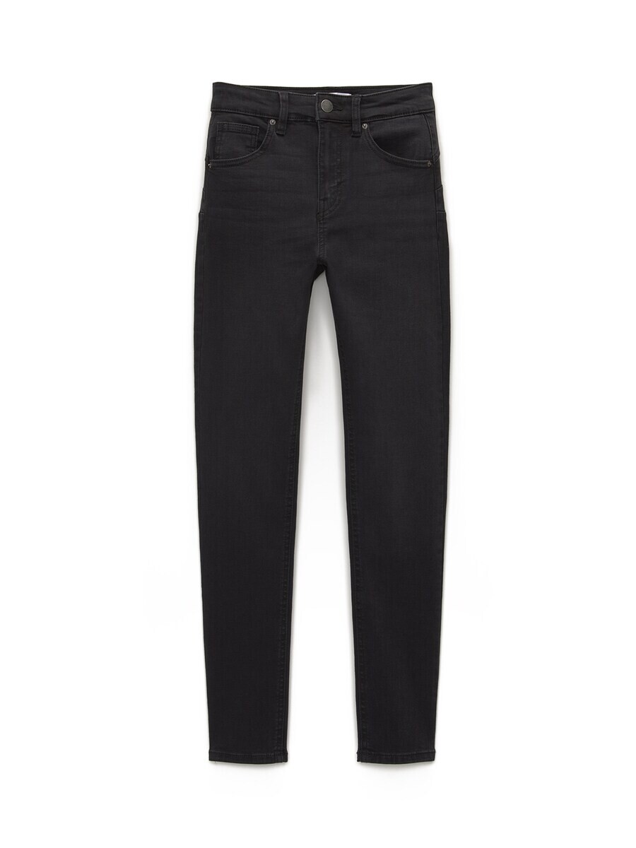 

Джинсы узкого кроя Pull&Bear, черный деним