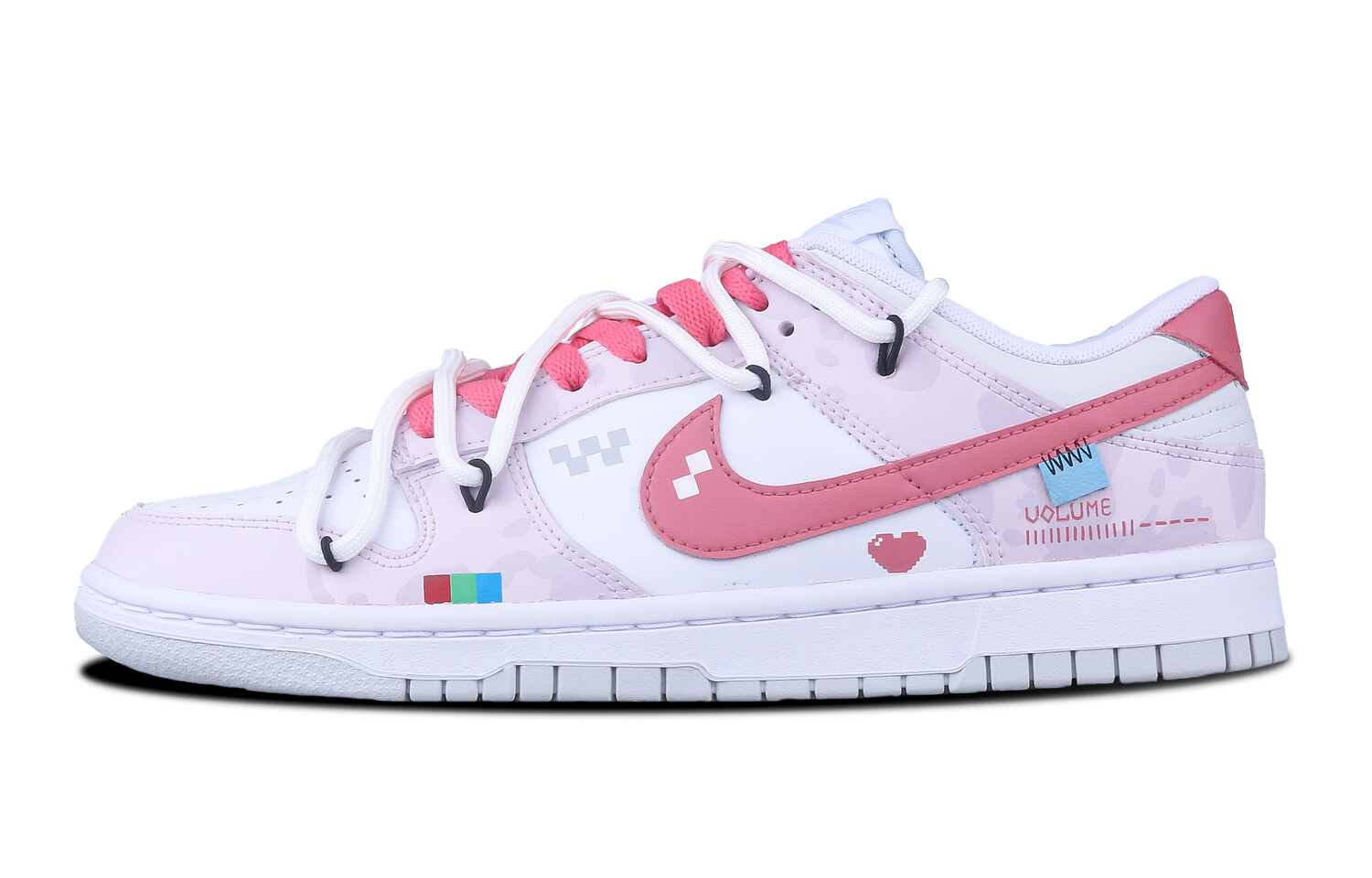 

Кроссовки Nike Dunk Skateboarding Shoes Men Low-top Chalk White, белый