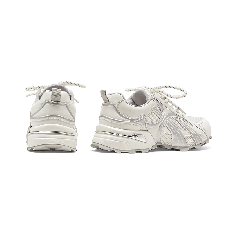 TOOMANYSHOES Высокобалльные игроки Чанки Кроссовки Женские Серебристо-серые, цвет Silver Gray — фото 4