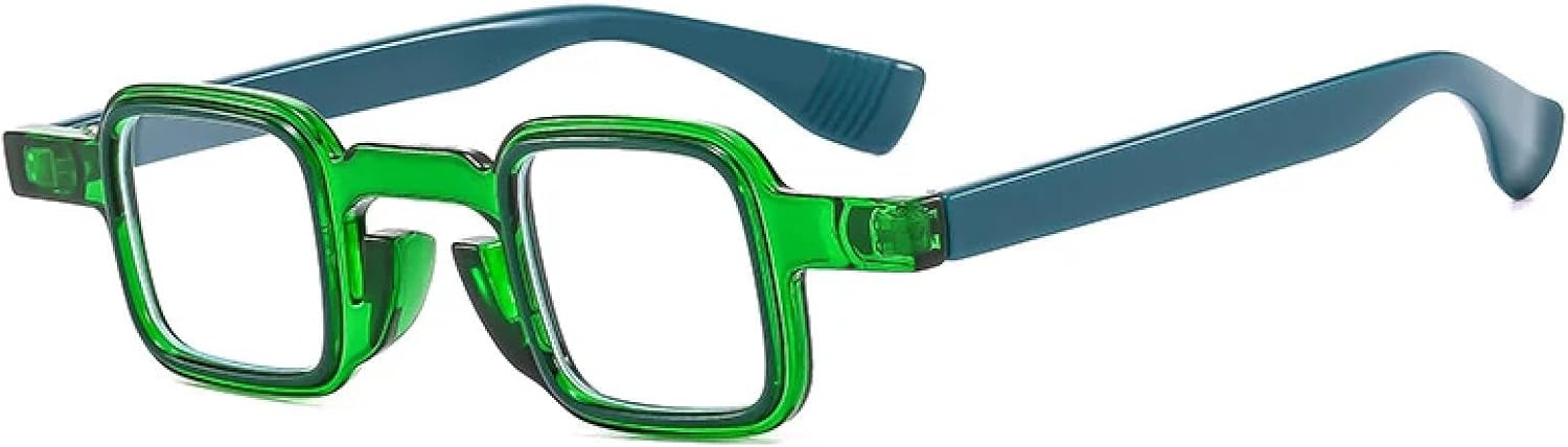 

Солнцезащитные очки с защитой от УФ-излучения UV400 для женщин и мужчин | Маленькие прозрачные линзы с градиентом | для занятий спортом на открытом воздухе DSVIGF, Green Clear