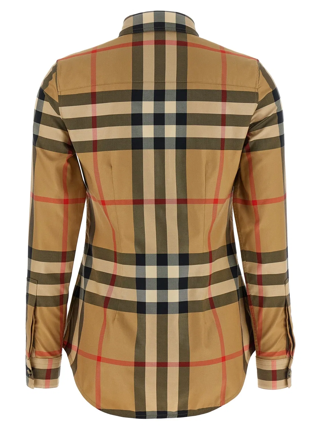 Рубашка Burberry «чибис», женская, бежевый — фото 2