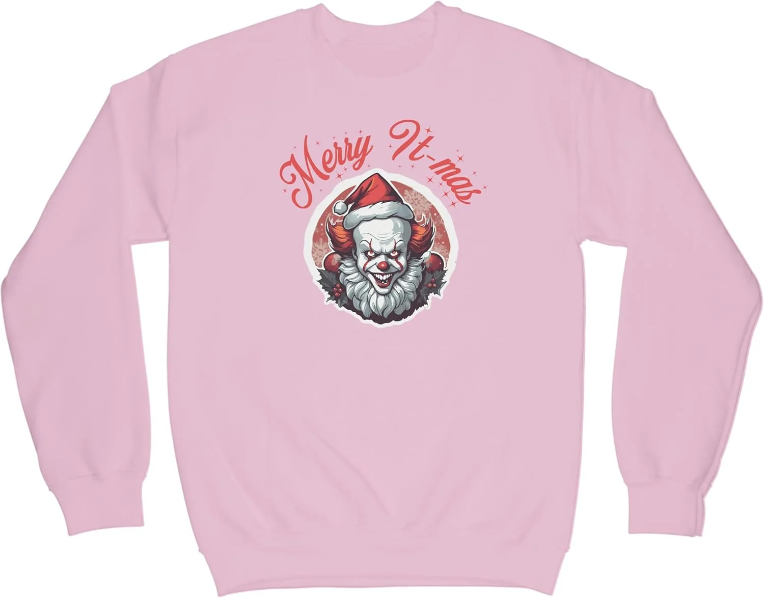 

Benchmark27 Designs Pennywise Christmas Sweater It Sweatshirt Dancing Clown LIBBY'S BENCHMARK27 DESIGNS