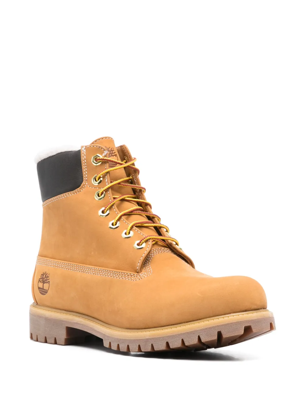 Мужские ботинки Timberland Premium кожаные с подкладкой из искусственного меха, желтый — фото 2