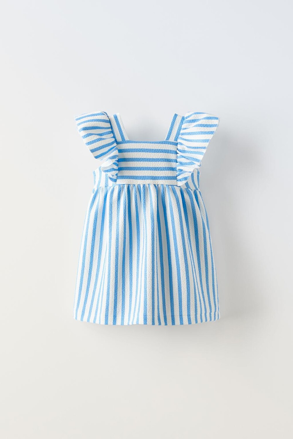 

Платье из жаккардовой полоски ZARA, бирюзовый