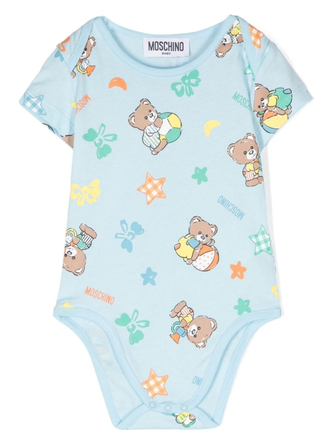 

Moschino Kids худи с принтом Teddy Bear, синий