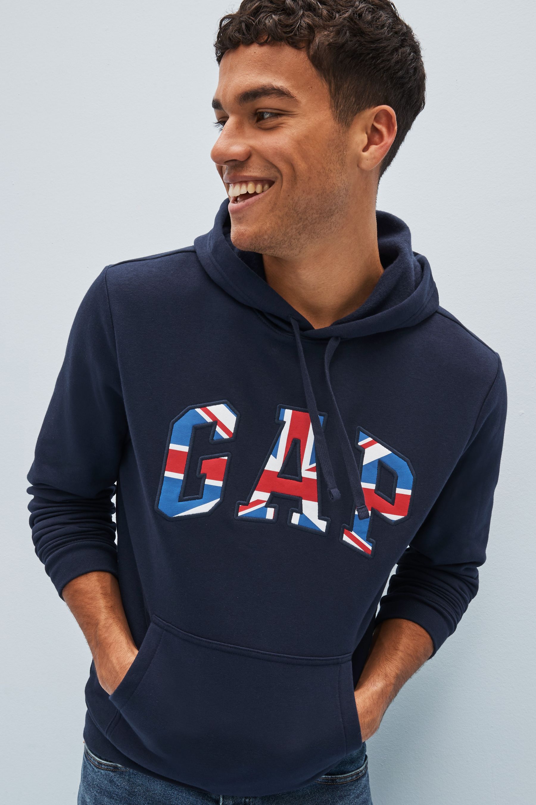 

Толстовка Union Jack с логотипом Gap, синий