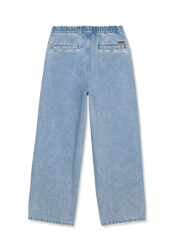 Свободные джинсы свободного кроя с эластичным поясом Volcom, Pale Aqua — фото 2