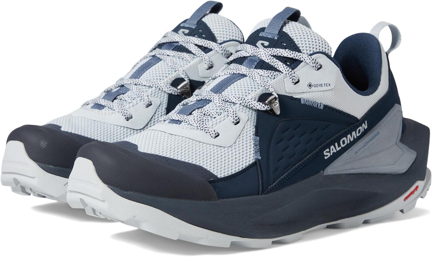 

Походная обувь Elixir GORE-TEX Salomon, цвет Carbon/Pearl Blue/Flint Stone