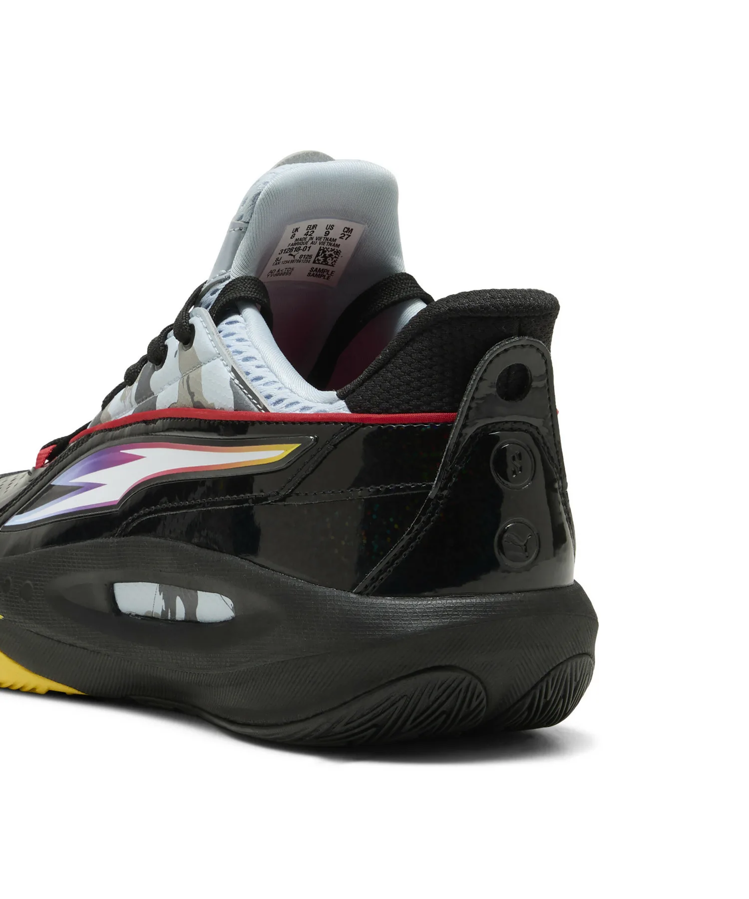 Мужские баскетбольные кроссовки PUMA SCOOT ZEROS III черные — фото 3