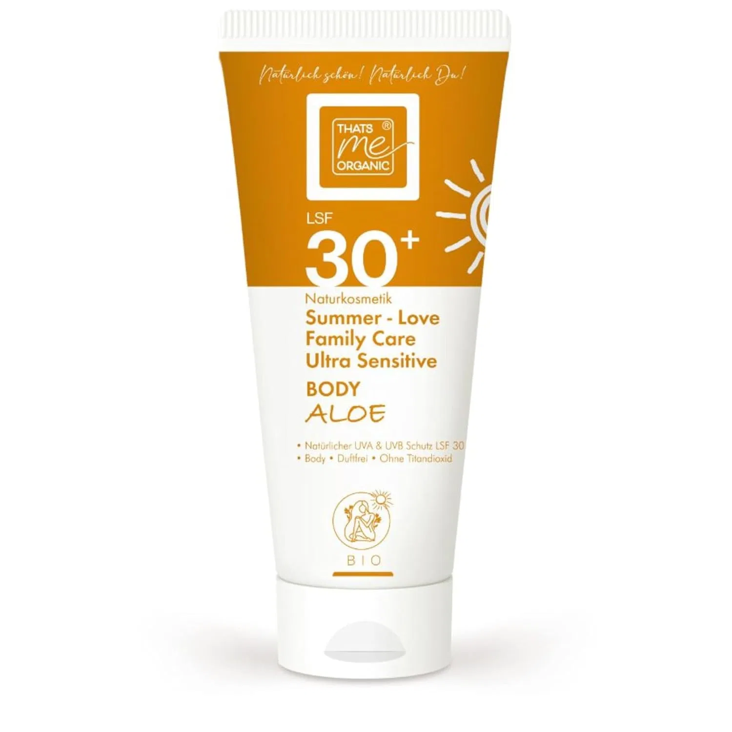 Органический солнцезащитный крем SPF30+ 200 мл от Thats me organic Thats Me Organic