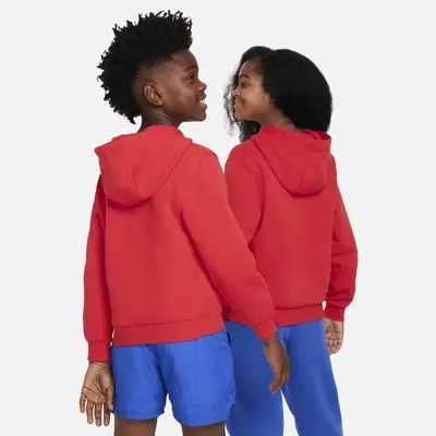 Худи Nike Sportswear Club Fleece, цвет University Red/White — фото 2