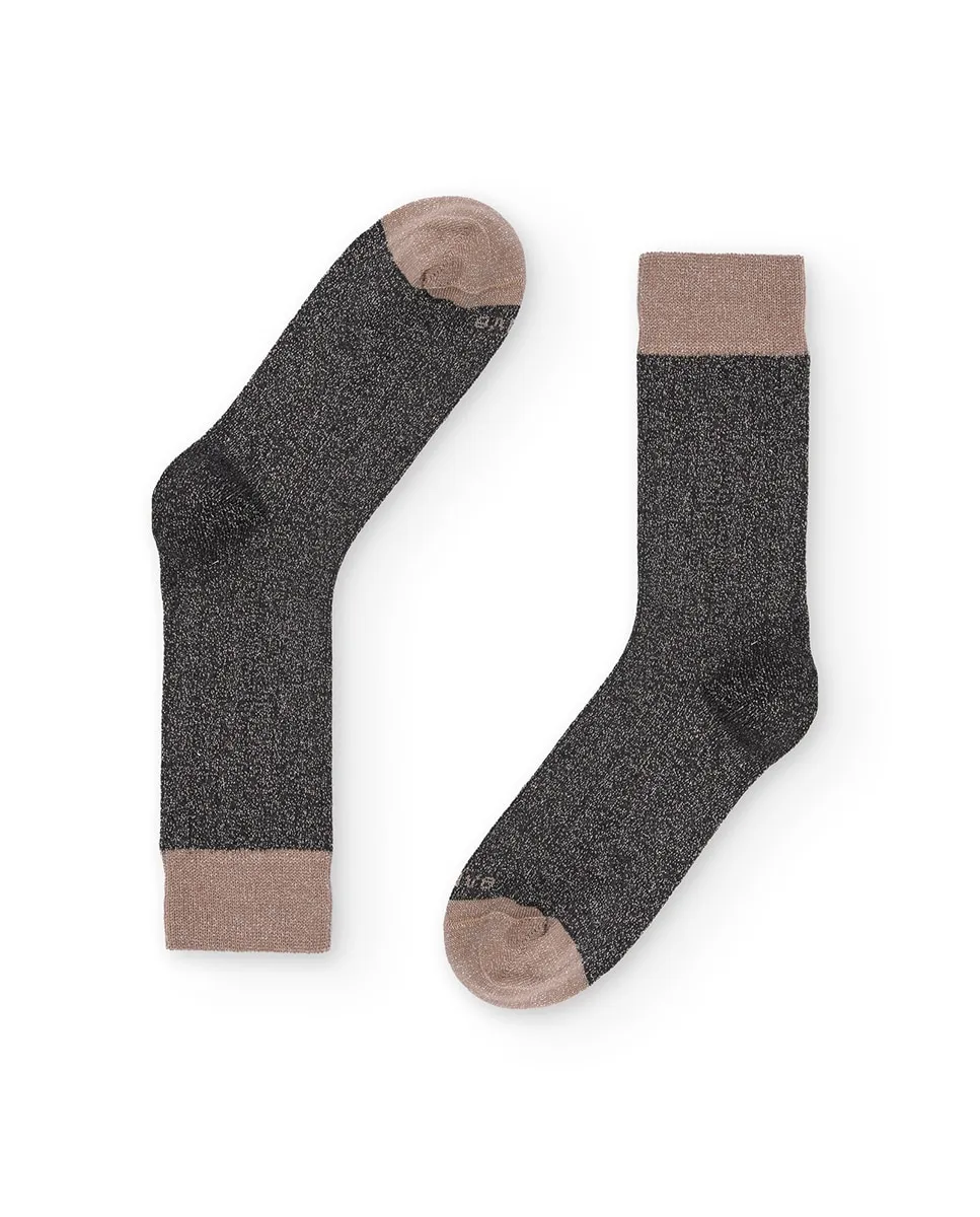 

Женские короткий носки Lurex 38C NAIVE, серый