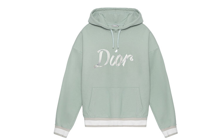 

Ежеквартальные новинки Толстовка мужская светло-зеленая Dior, светло-зеленый