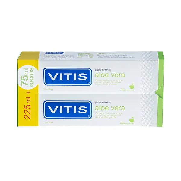 

Зубная паста против кариеса Duplo Aloe Vera Manzana-Menta Vitis, 2 UD