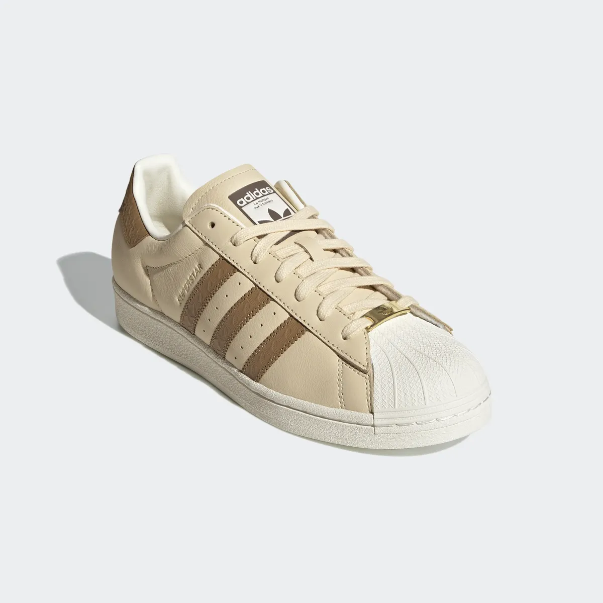 

Кроссовки Adidas Originals "SUPERSTAR", цвет Sand Strata / Brown Desert / Off White