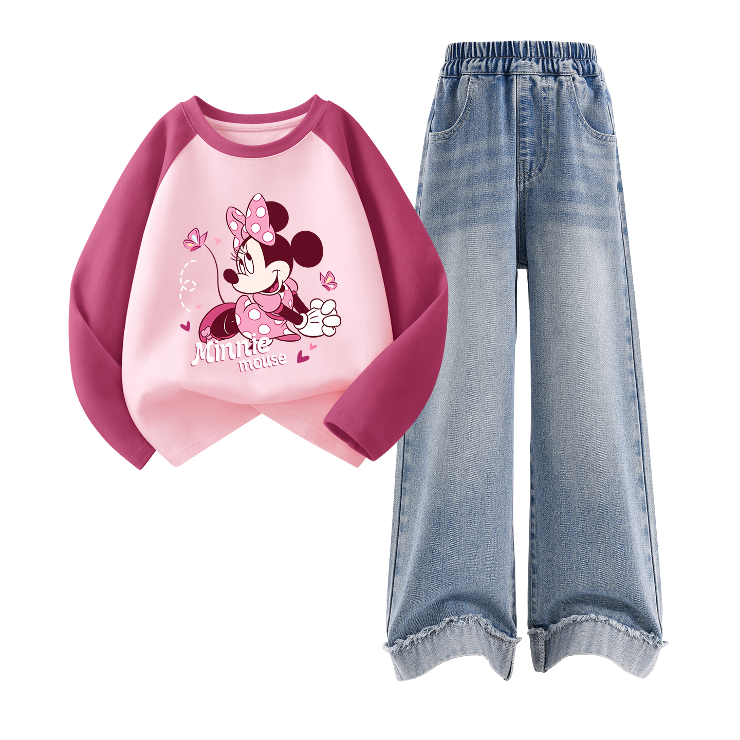 

Детская повседневная спортивная одежда Disney, светло-голубой