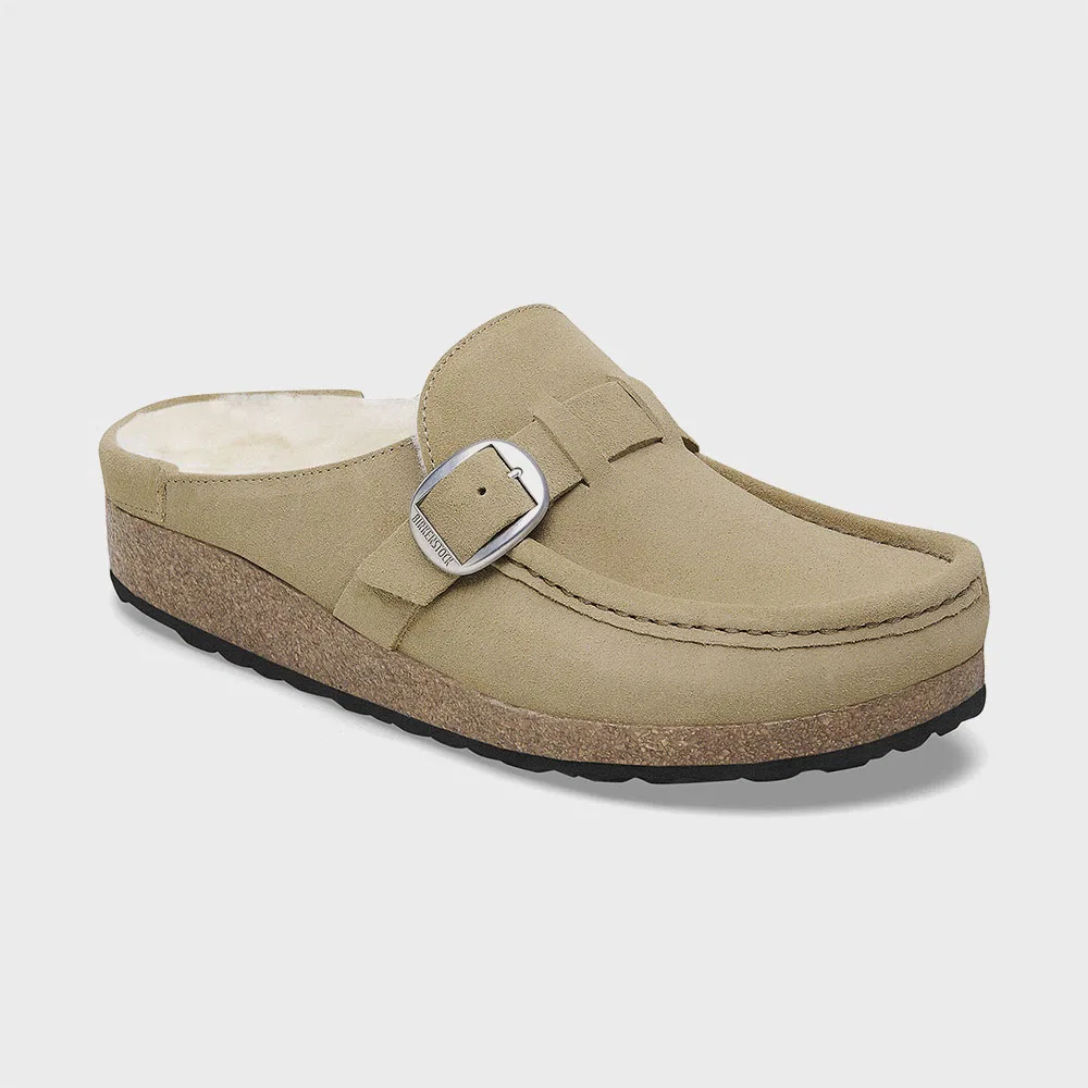 Мужские мюли Berkeley Shearling Suede Leather Taupe от Birkenstock