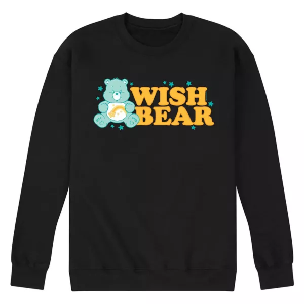 

Мужская толстовка с флисом Care Bears "Wish Bear" Licensed Character, черный