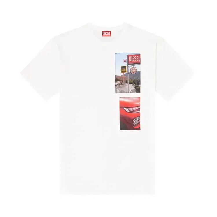 Футболка Diesel T Boxt T3 Tee, белый
