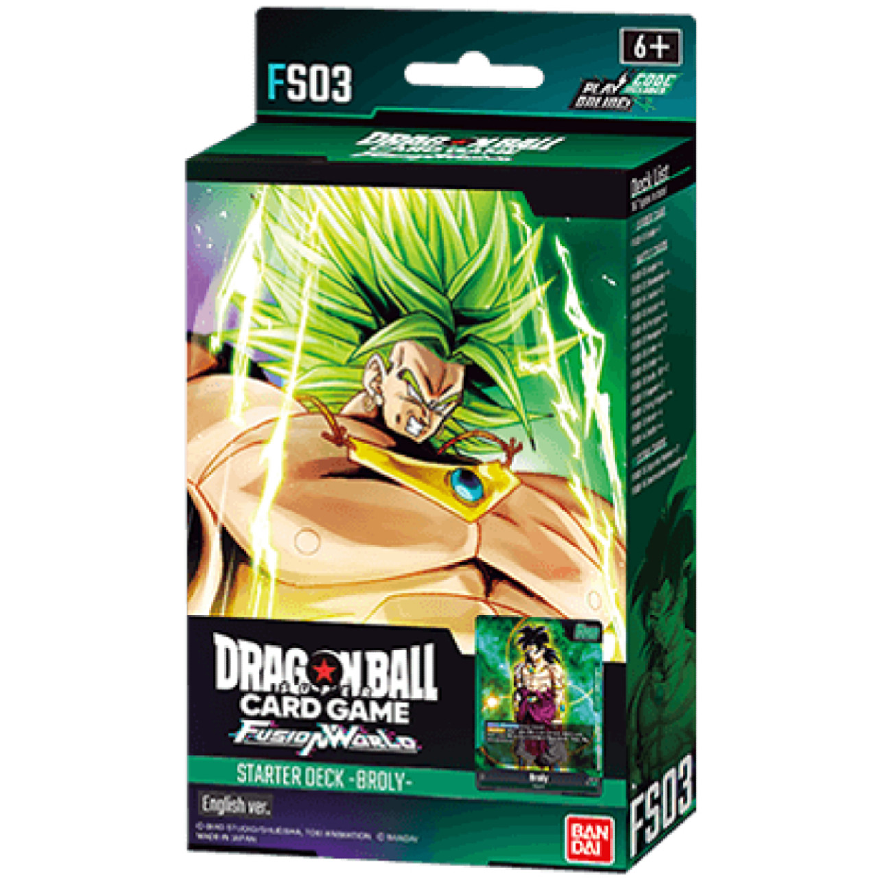 

Карточная игра Dragon Ball Super TCG: Fusion World - Broly - Starter Deck 03 FS03