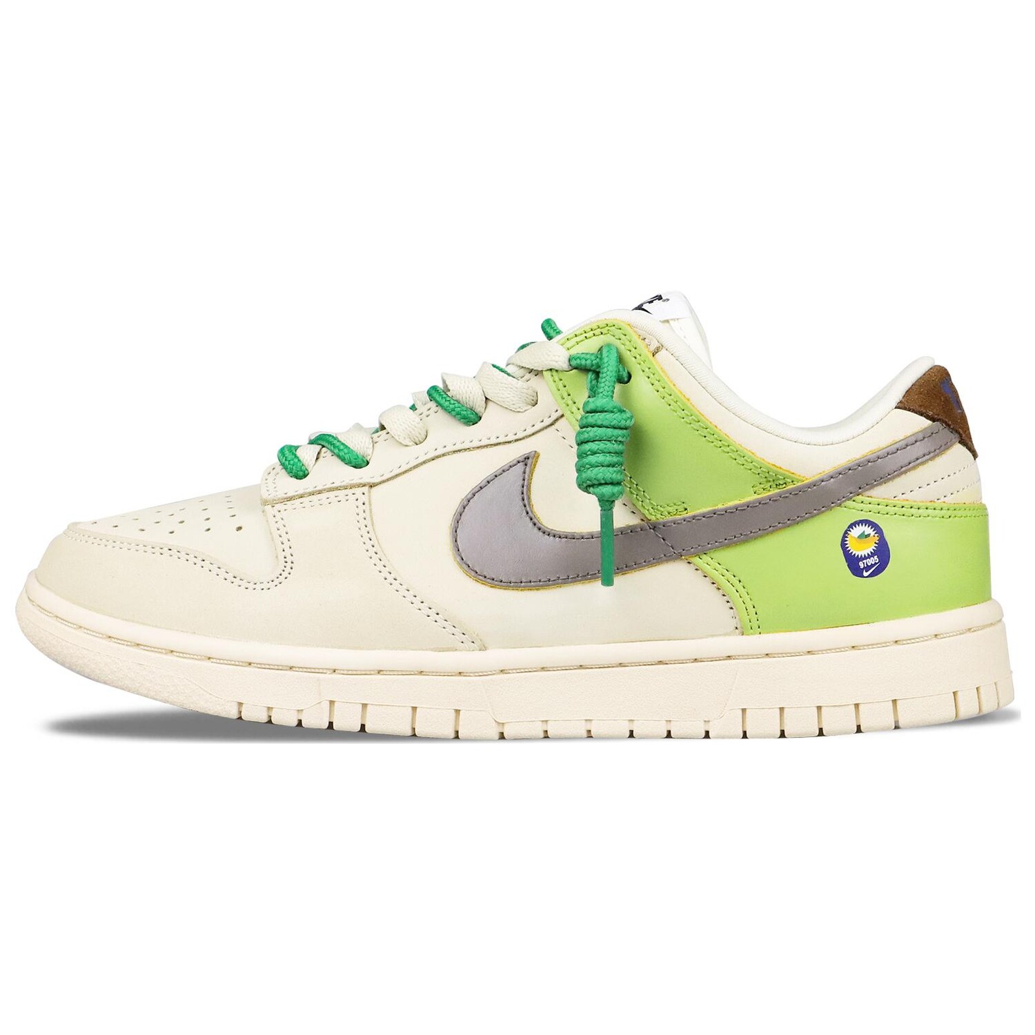 

Кроссовки Nike Dunk Skateboard Shoes Women's Low-Top Brown Green