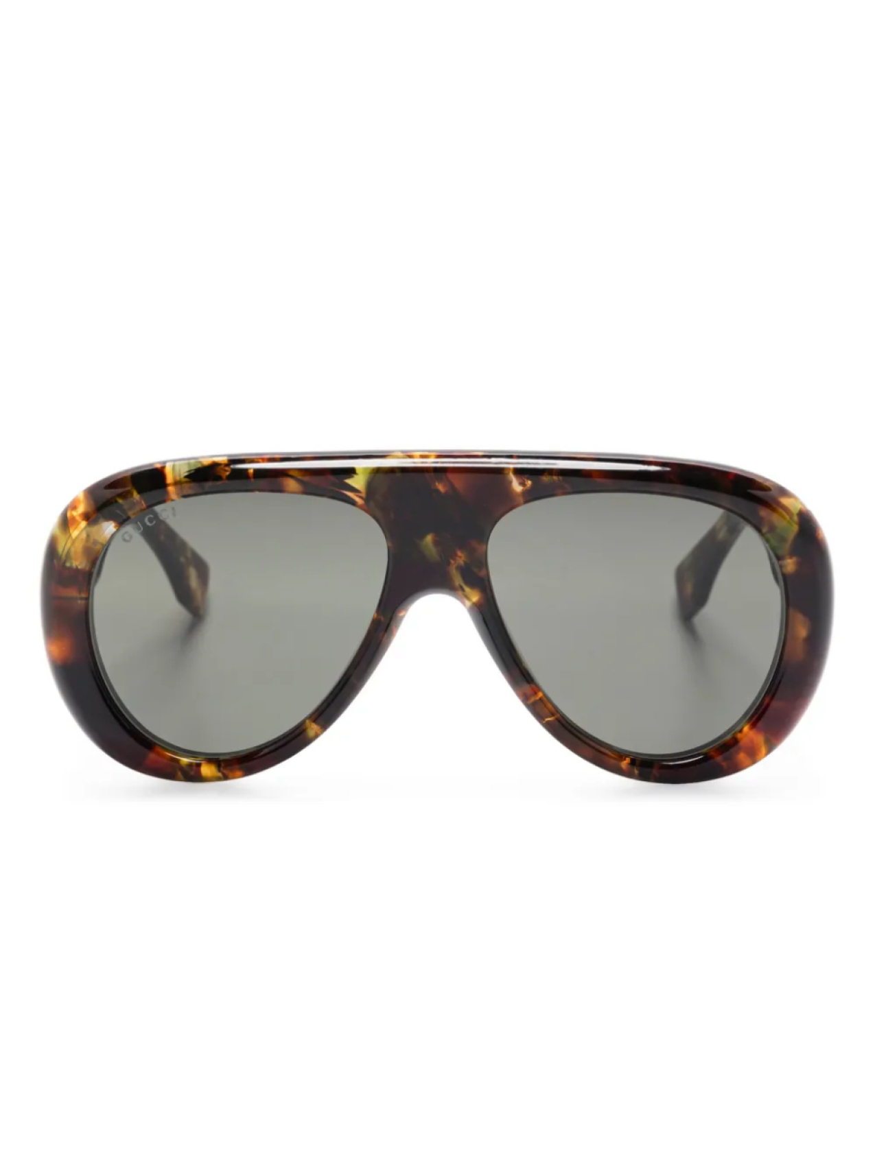 

Солнцезащитные очки в оправе «пилот» Gucci Eyewear, коричневый
