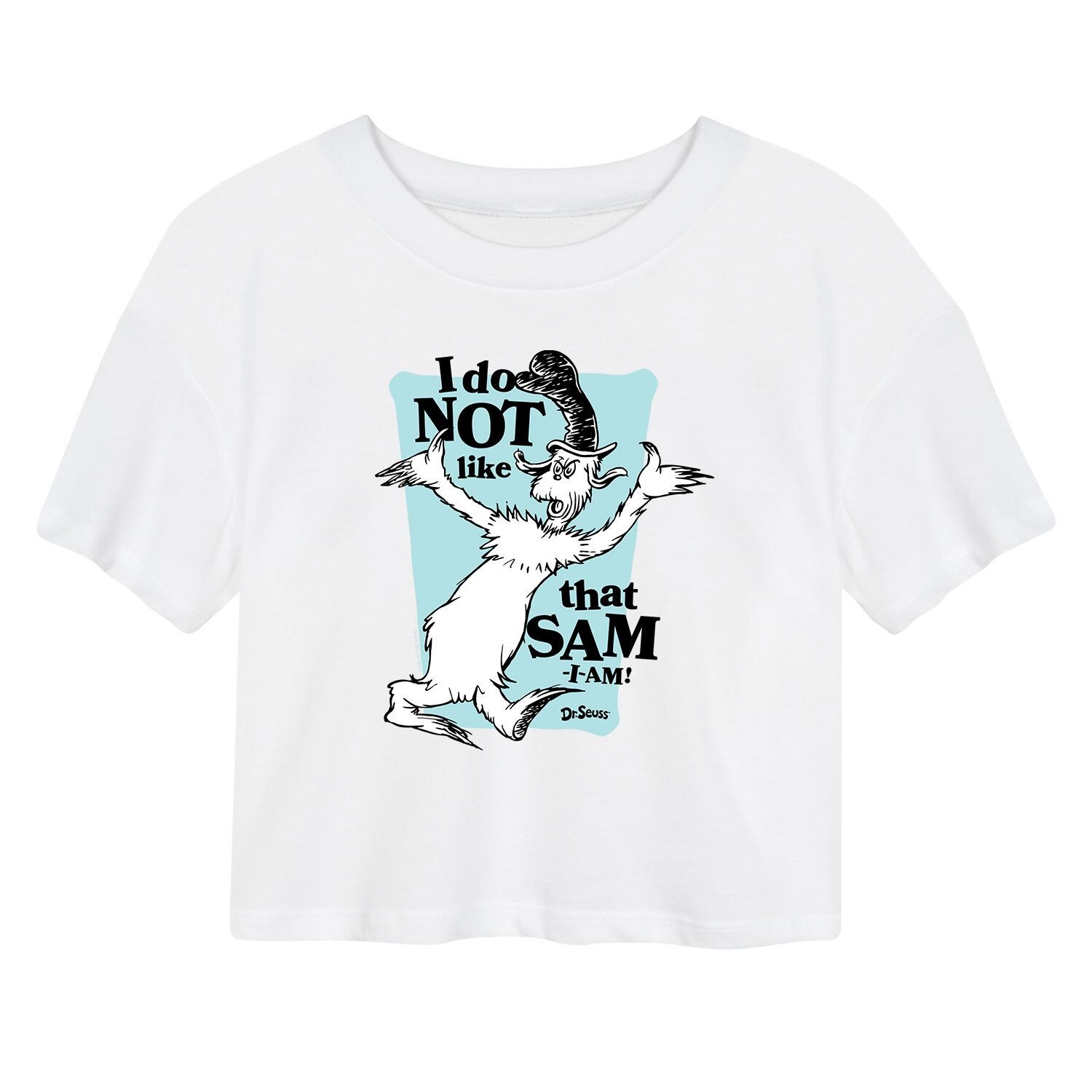 

Укороченная футболка Junior's Dr. Seuss Sam I Am Licensed Character