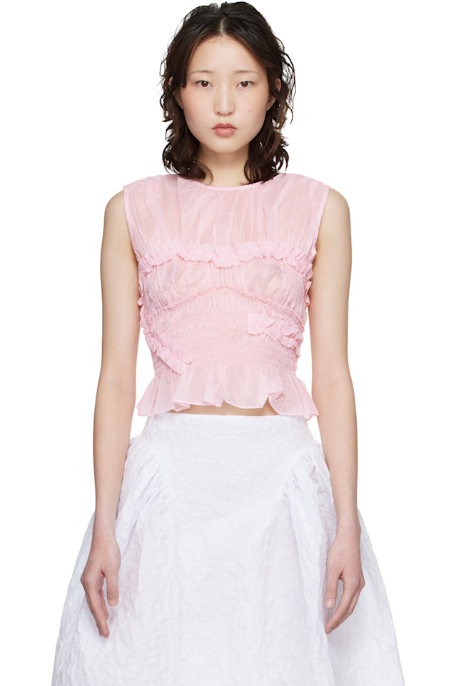 

Cecilie Bahnsen Розовый топ cbuphi