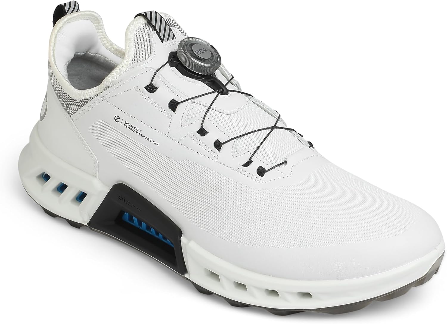 Мужские кроссовки ECCO Biom C4 Boa Gore-Tex водонепроницаемые, белый/черный — фото 2