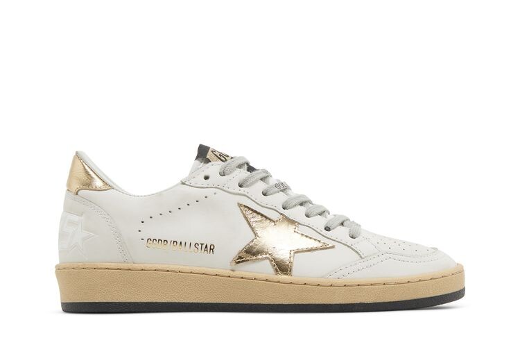 Кроссовки Golden Goose Wmns Ballstar Milk Gold, кремовый