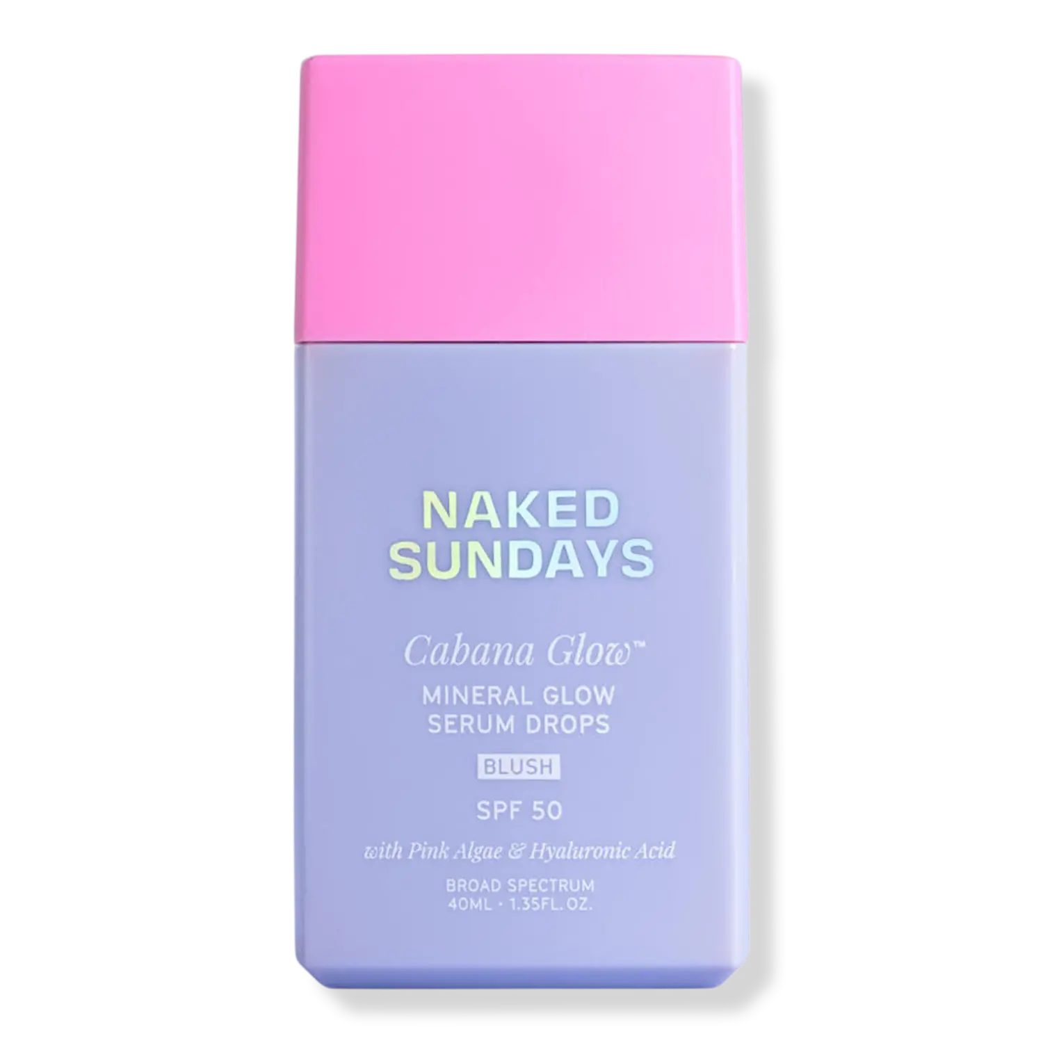 

Минеральные румяна-сыворотка с солнцезащитным кремом SPF 50 Naked Sundays