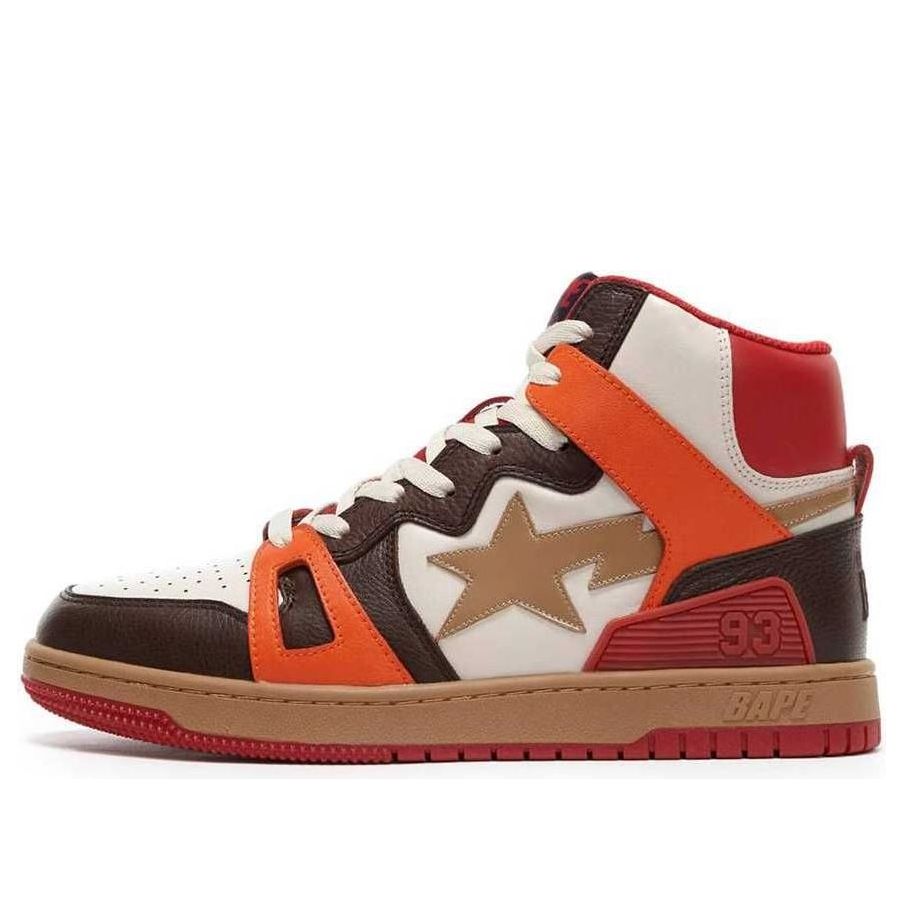 

Кроссовки A BATHING APE Bape Sta 93 Hi 'Orange Brown White'