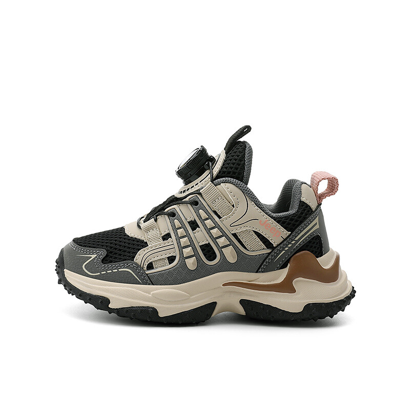 

Детские кроссовки Kids Low-top Black Jeep, черный/оранжевый