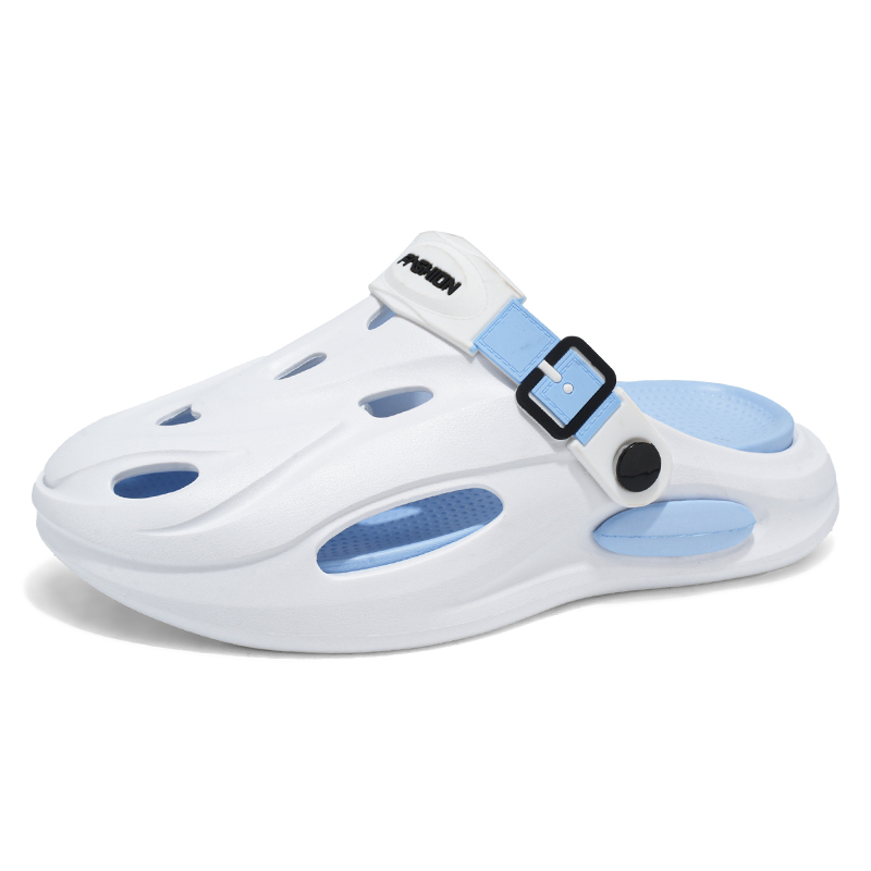 CariteSport Клоги унисекс бело-голубые, цвет White Blue — фото 2