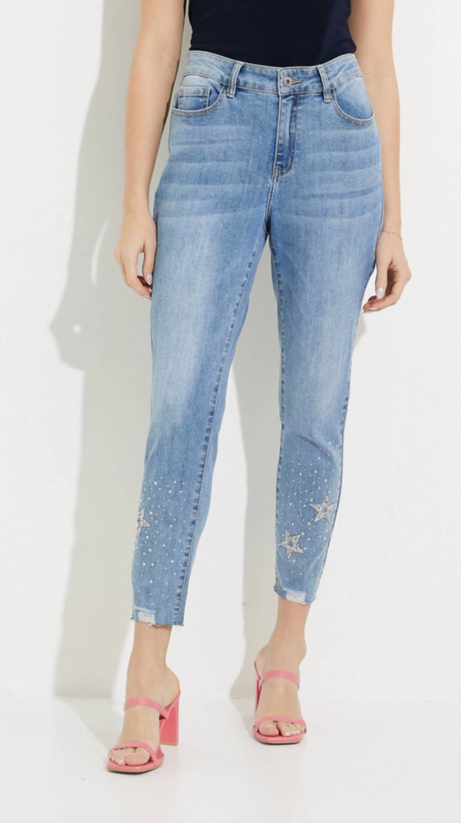 

Джинсы Star Bling с нижней частью ноги в средне-синем цвете ORLY