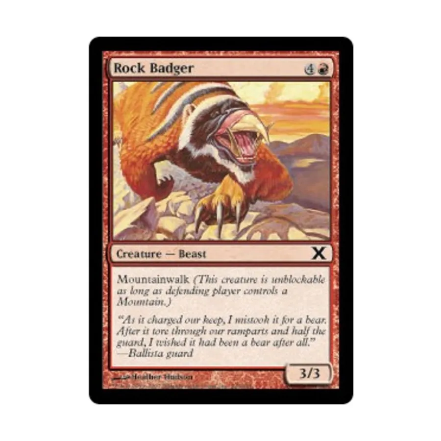 

CCG Рок Барсук (К), MTG - 10th Edition