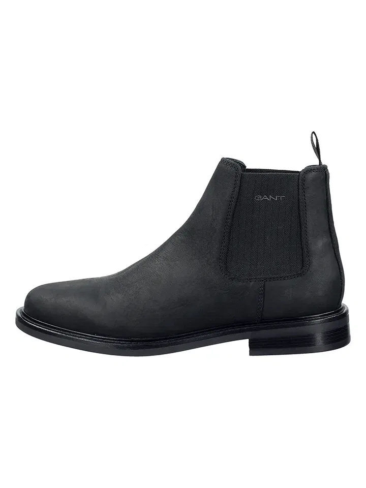 Chelsea Boots из нубука GANT Footwear, черный