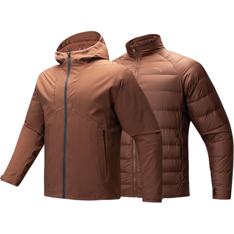 

ANTA Тренировочная ветровка теплая ванильно-коричневая, Vanilla Coffee